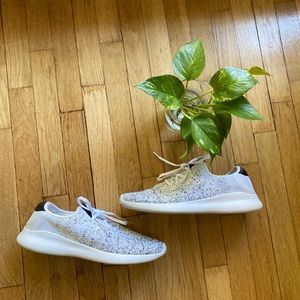 ALDO white and grey sneakers size 9